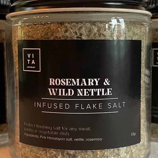 Rosemary & Wild Nettle Flaked Salt