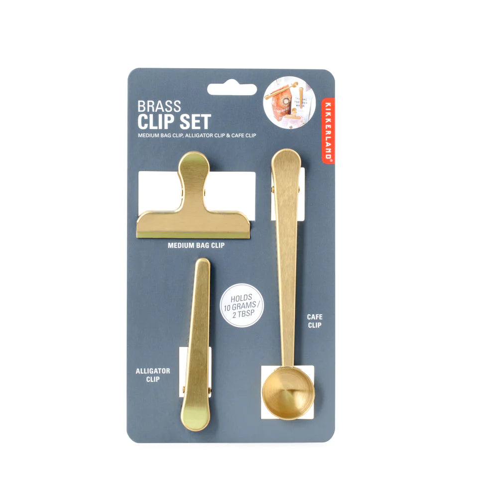 Brass Clip Set