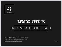Lemon Citrus Infused Flake Salt