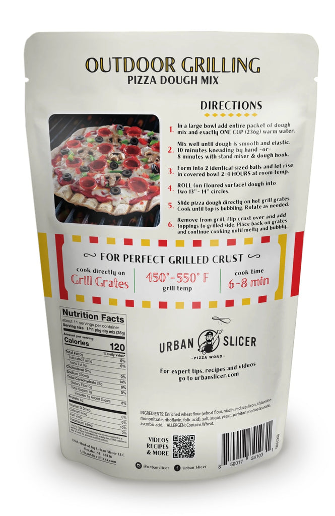 Outdoor Grilling Pizza Dough Mix